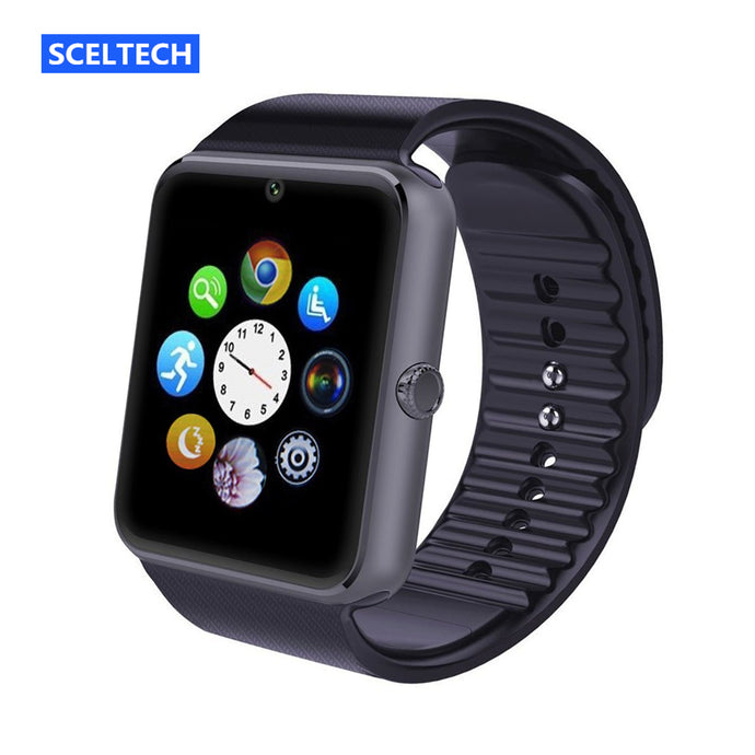 SCELTECH SC08 Smart Watch Clock With Facebook Whatsapp Twitter Sync Notifier support SIM TF Card For Android Phone iPhone